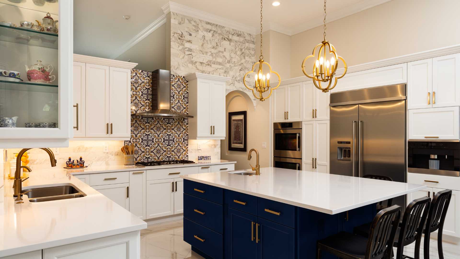 Cleaned residential kitchen 